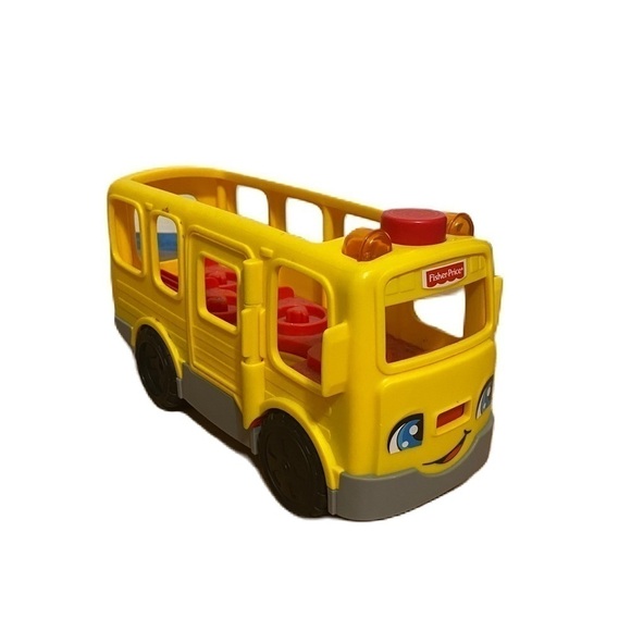 Fisher Price Little People Sit With Me School Bus Kids Toy Yellow - Picture 1 of 5